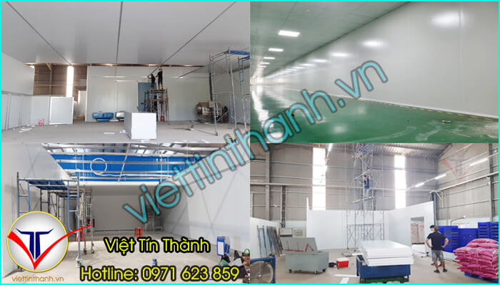 panel cách nhiệt thi công nhà xưởng vách ngăn